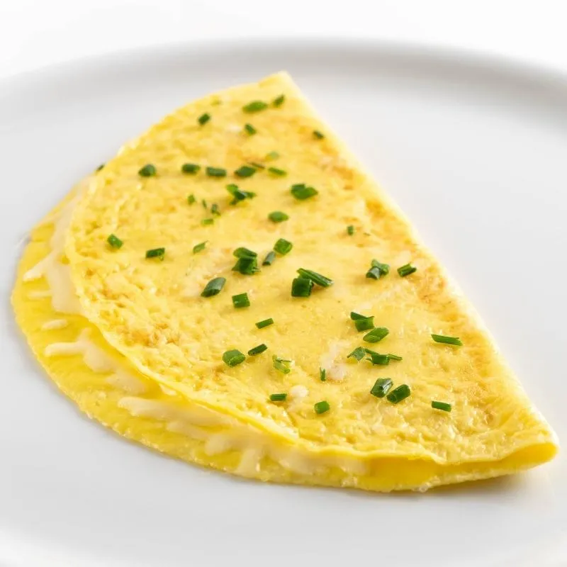 Super einfaches Keto &amp; Low Carb Omelette mit Käse ohne Kohlenhydrate Mobile Featured Image