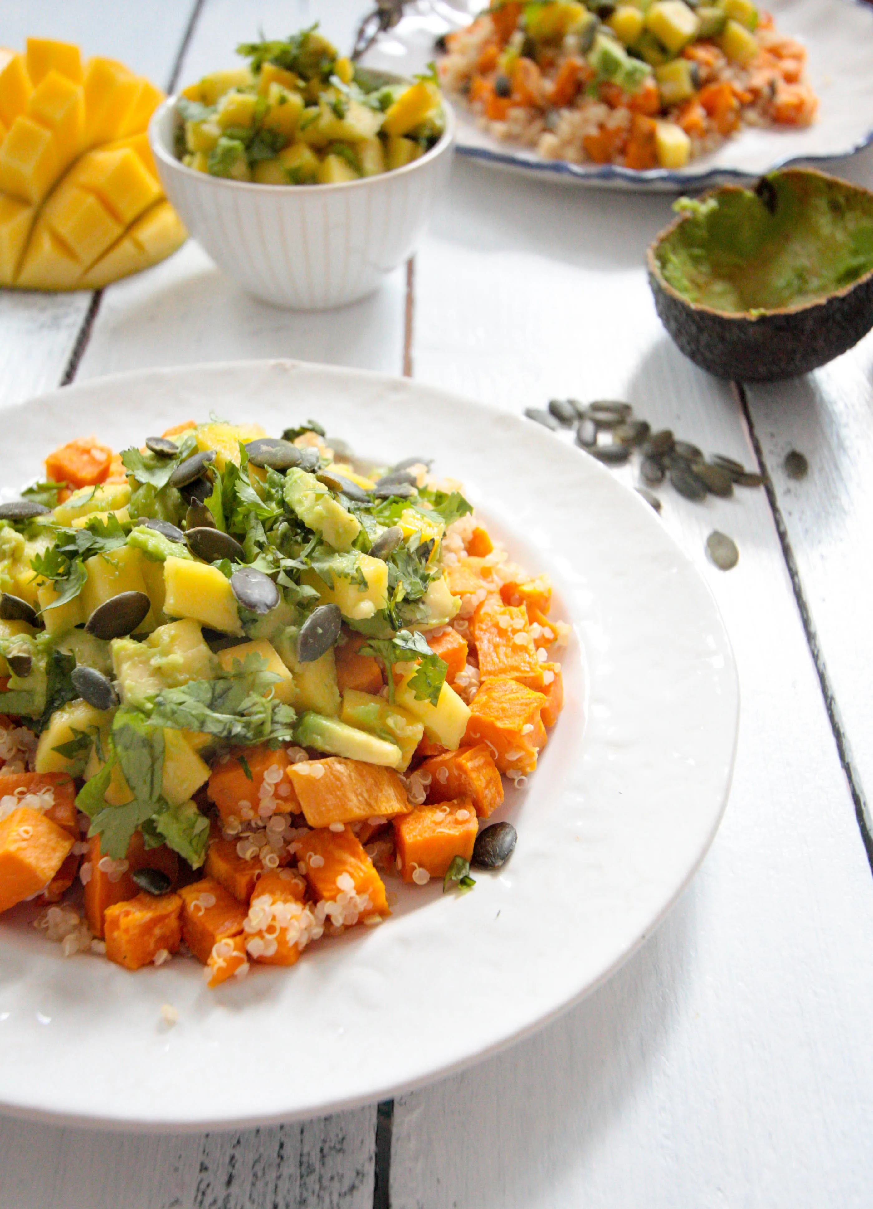 Süßkartoffel-Quinoa-Salat