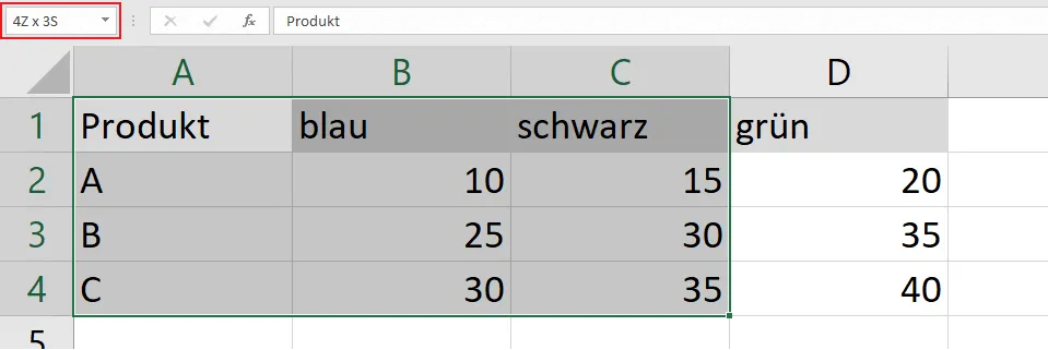 SVERWEIS und VERGLEICH in Kombination zur dynamischen Spaltenbestimmung mit Anzeige der Zellenkoordinaten