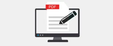Symbol für das Bearbeiten von PDF-Dokumenten online