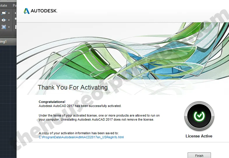Symbolische Darstellung von Lizenzschlüsseln und Software-Informationen, die für die Installation und Nutzung von AutoCAD 2016 relevant sind.