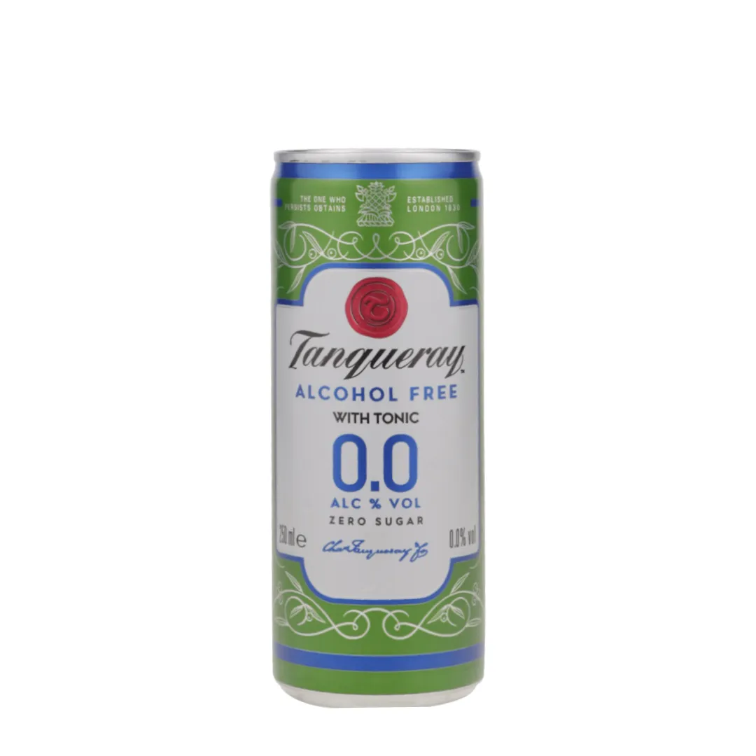 Tanqueray Gin alkoholfrei und Tonic in der praktischen Ready-to-drink-Dose