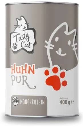 Tasty Cat Mono Huhn pur, Nassfutter für Katzen