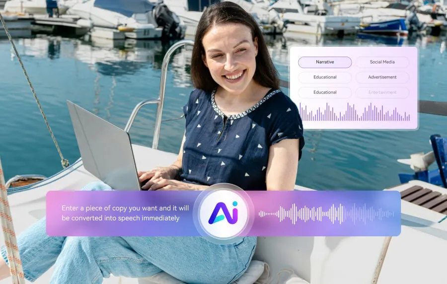 Text-zu-Sprache Funktion mit KI im UniConverter - perfekte Stimme für Ihren Text