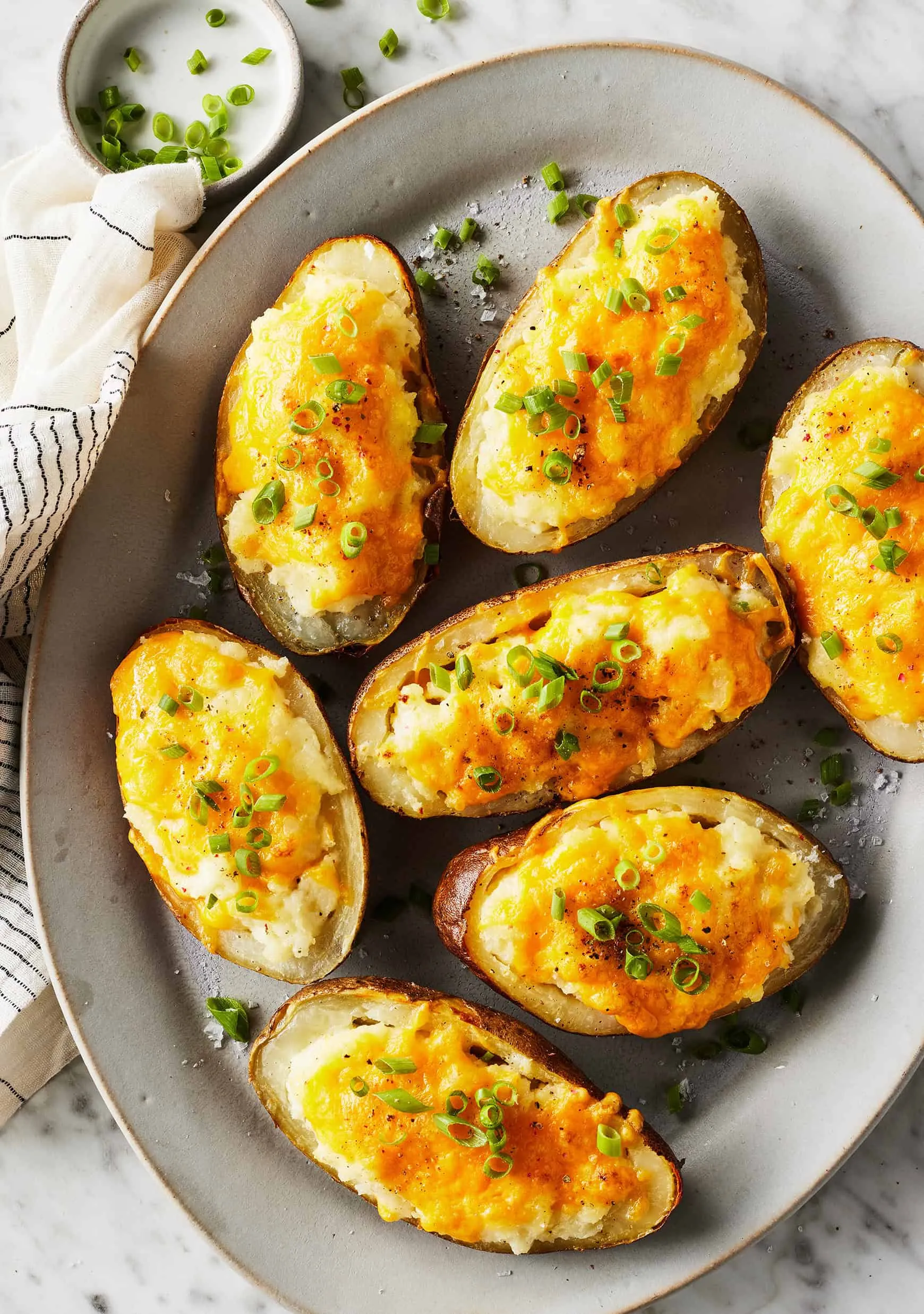 Thanksgiving sides - Twice baked potatoes