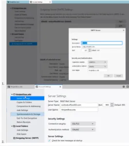 Thunderbird IMAP/SMTP Konfiguration