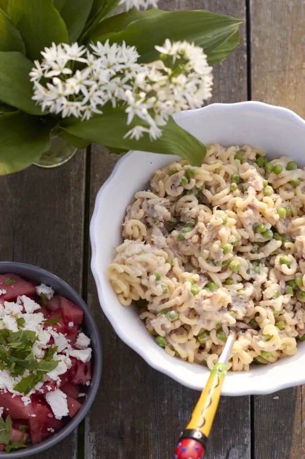 Thunfisch-Nudelsalat, super schnell und extrem lecker, ideal zum Grillen