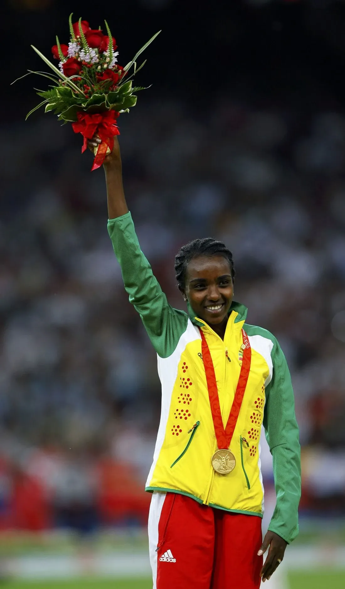 Tirunesh Dibaba beim 5000-Meter-Lauf, Weltrekord, Langstreckenlauf, Äthiopien