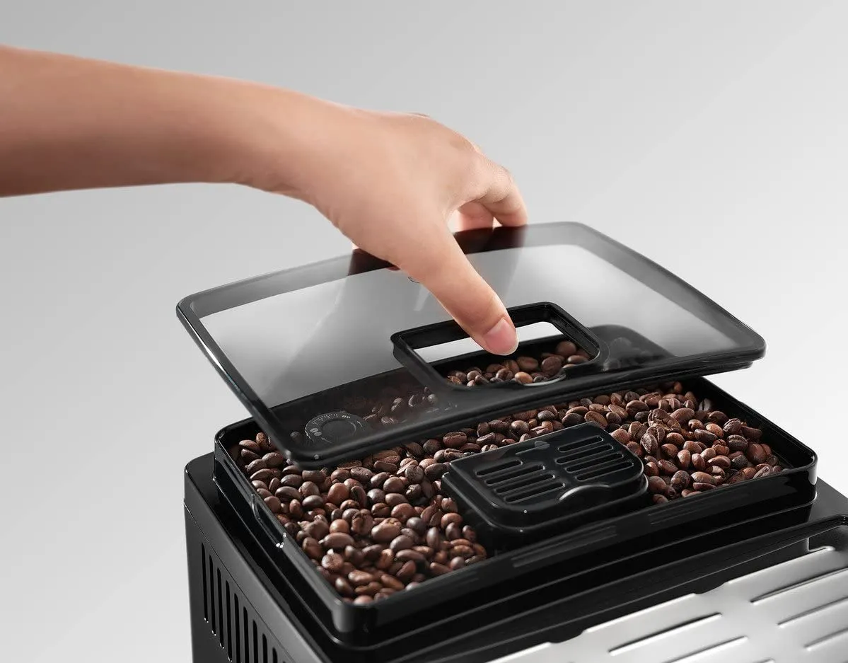 Transparenter Bohnenbehälter des DeLonghi ECAM 25.120 B für 250g Kaffeebohnen