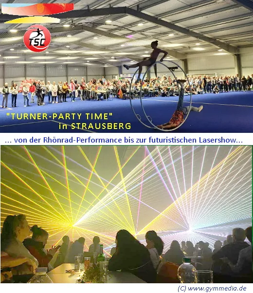 Turnerball im Rahmen des Deutschlandpokals Turnen 2022