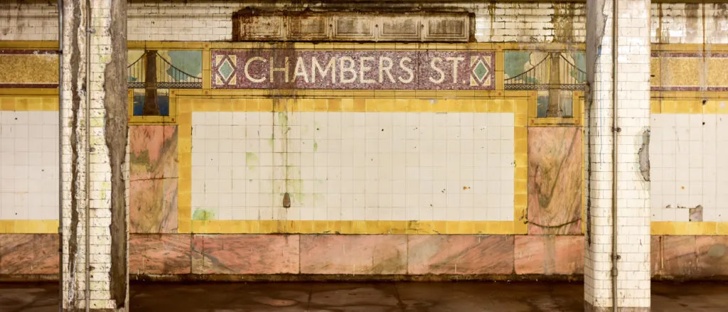 U-Bahn City Hall New York geschlossen