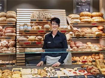 Übersichtskarte einer EDEKA Filiale mit integrierter Bäckerei