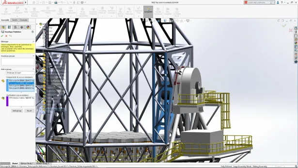 Übertragung von Hüllkomponenten auf Unterbaugruppen in SOLIDWORKS 2020 zur effizienteren Konstruktion