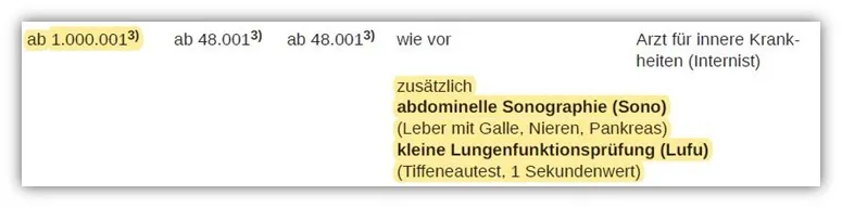 Untersuchungsgrenzen für die Hannoversche Risikolebensversicherung über 1.000.000 EUR