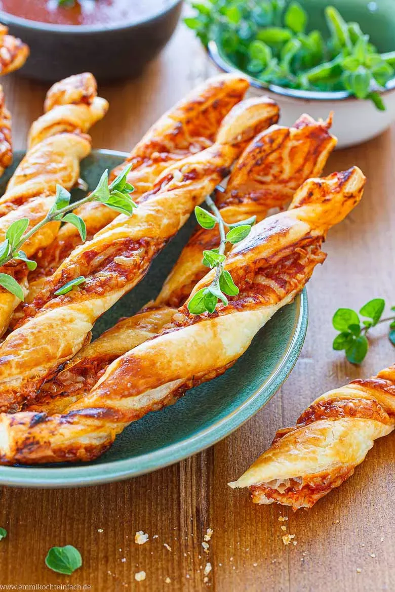 Variationen der Blätterteigstangen