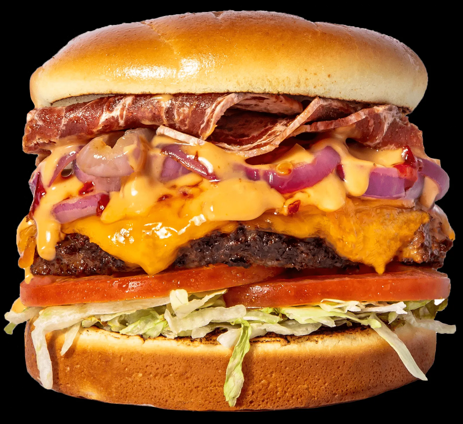 Veganer Burger in einem deutschen veganen Restaurant