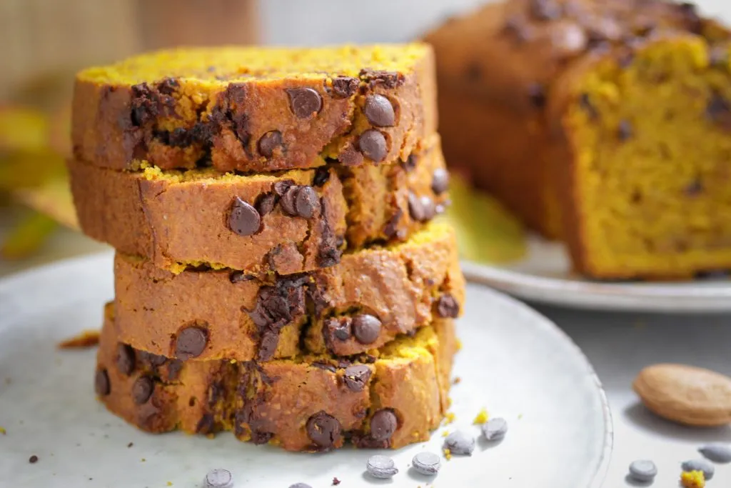 Veganes Kürbiskuchenrezept mit Schokoladendrops