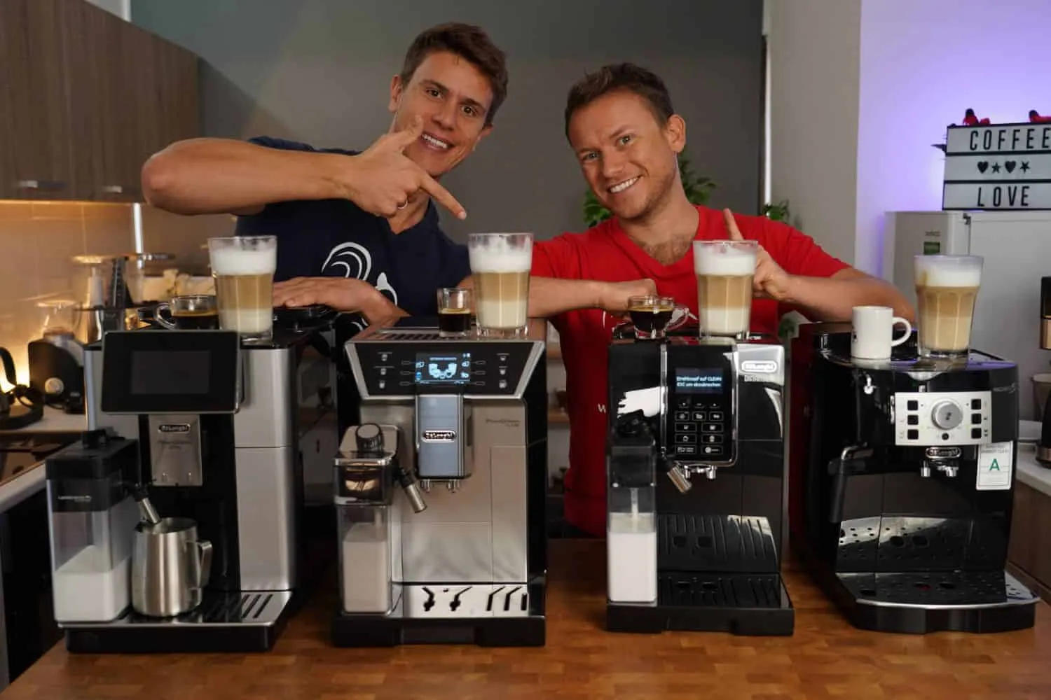 Vergleich der besten DeLonghi Kaffeevollautomaten 2025