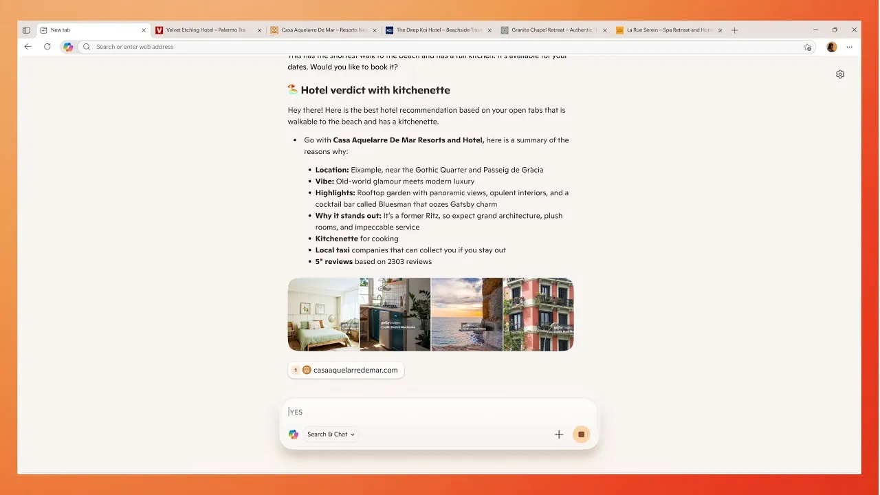 Vergleich über Tabs hinweg
