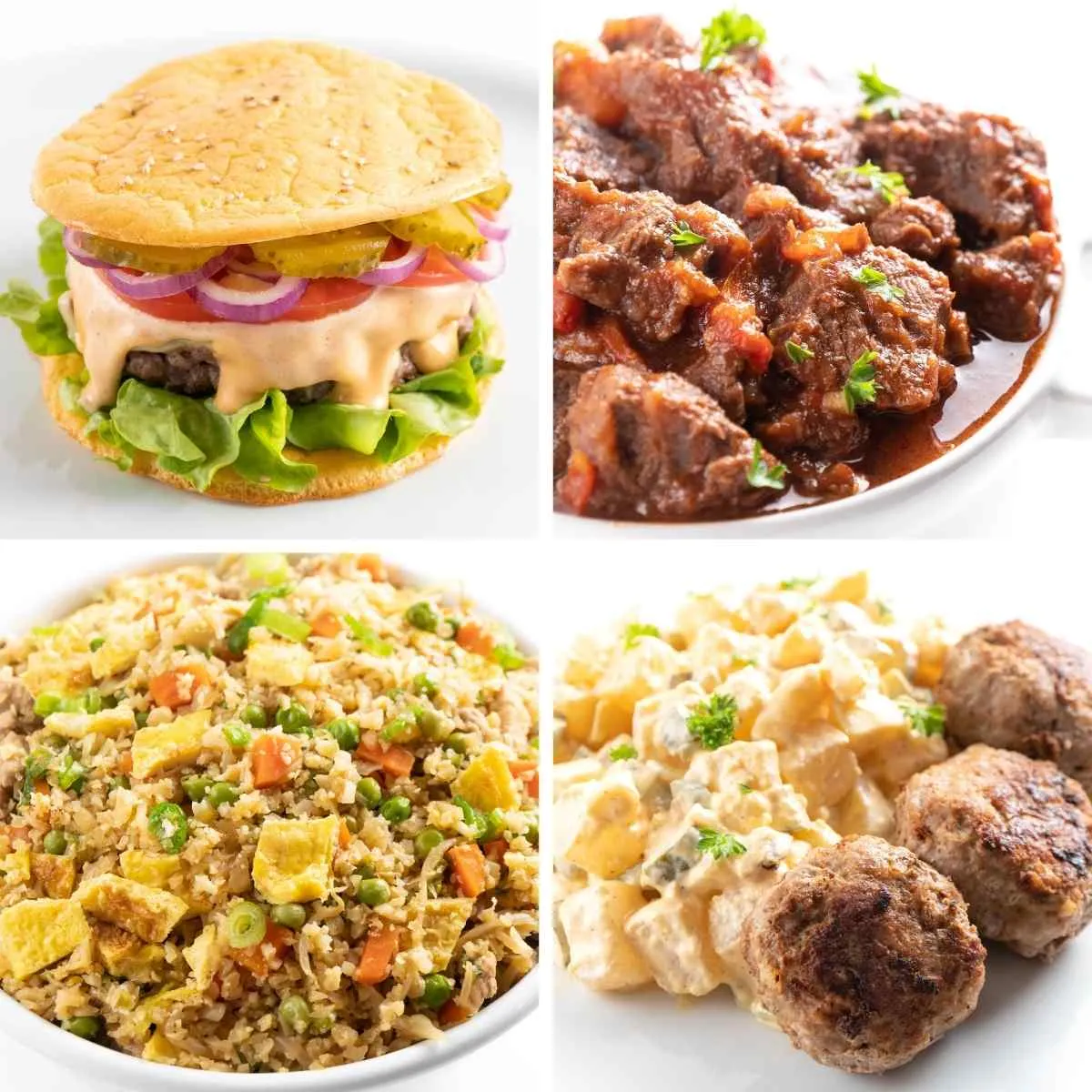 Vielfalt an Gerichten ohne Kohlenhydrate für eine einfache Low-Carb-Ernährung