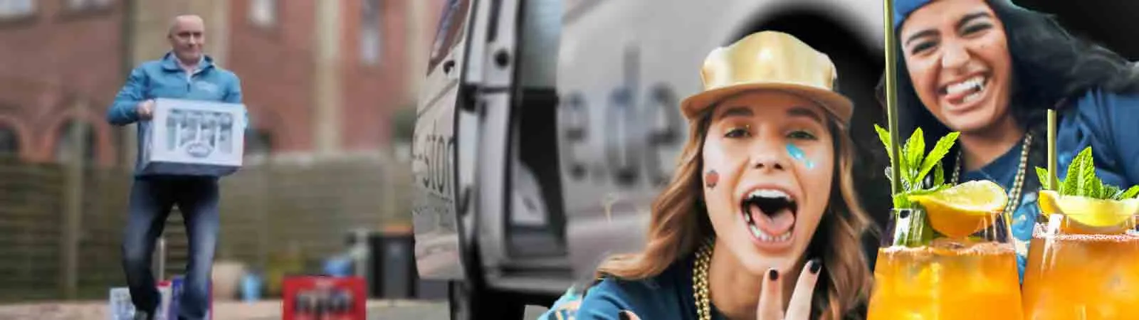 Vielfalt an Getränkekisten bereit für den 24h Alkohollieferservice