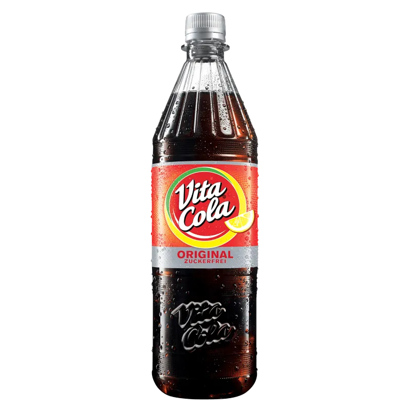 VITA COLA Original Zuckerfrei 1 Liter PET-Mehrwegflasche