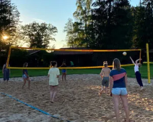 Volleyball im Sommercamp Inzell