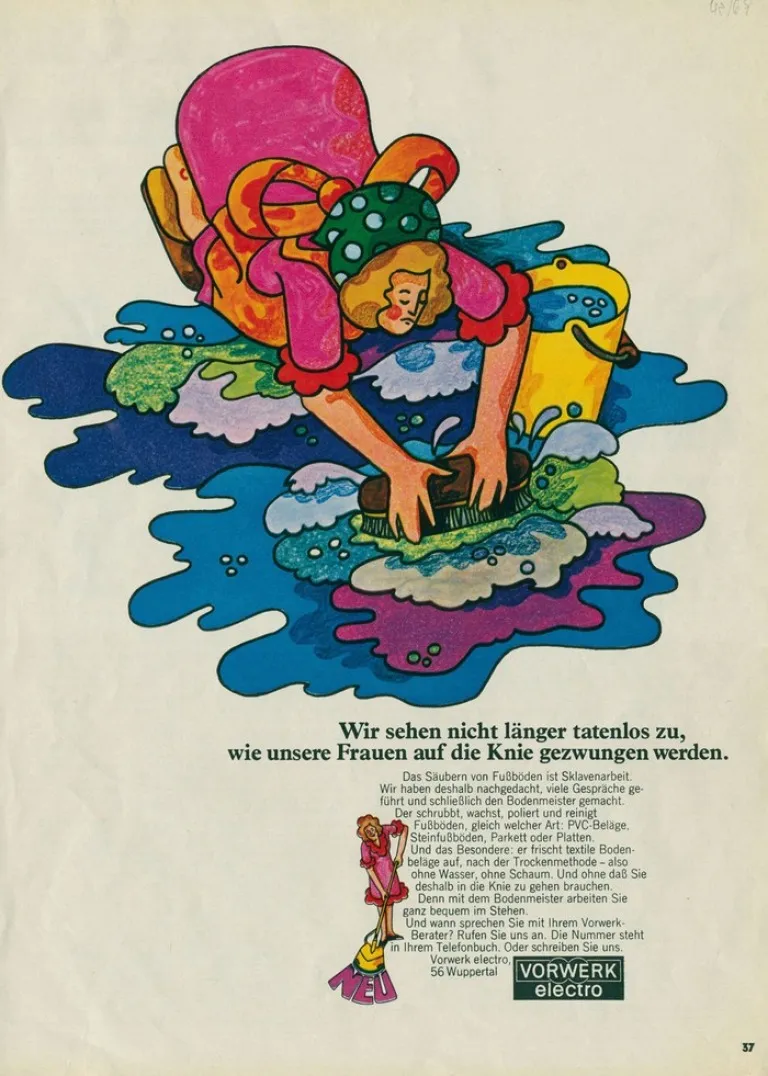 Vorwerk Frauen auf die Knie gezwungen 1969