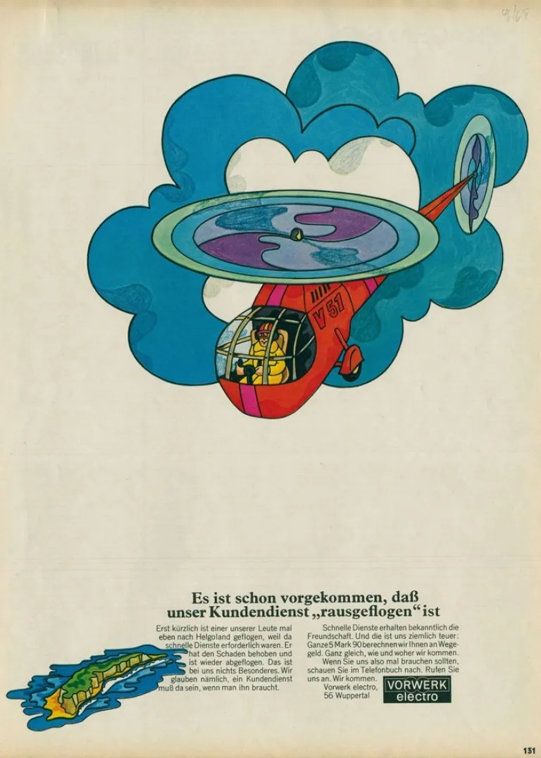 Vorwerk Kundendienst rausgeflogen 1969