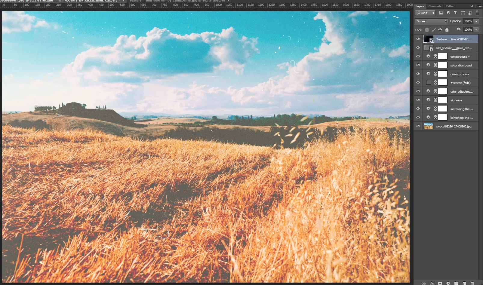 VSCO Cam Tutorial – Schritt 11: Staub