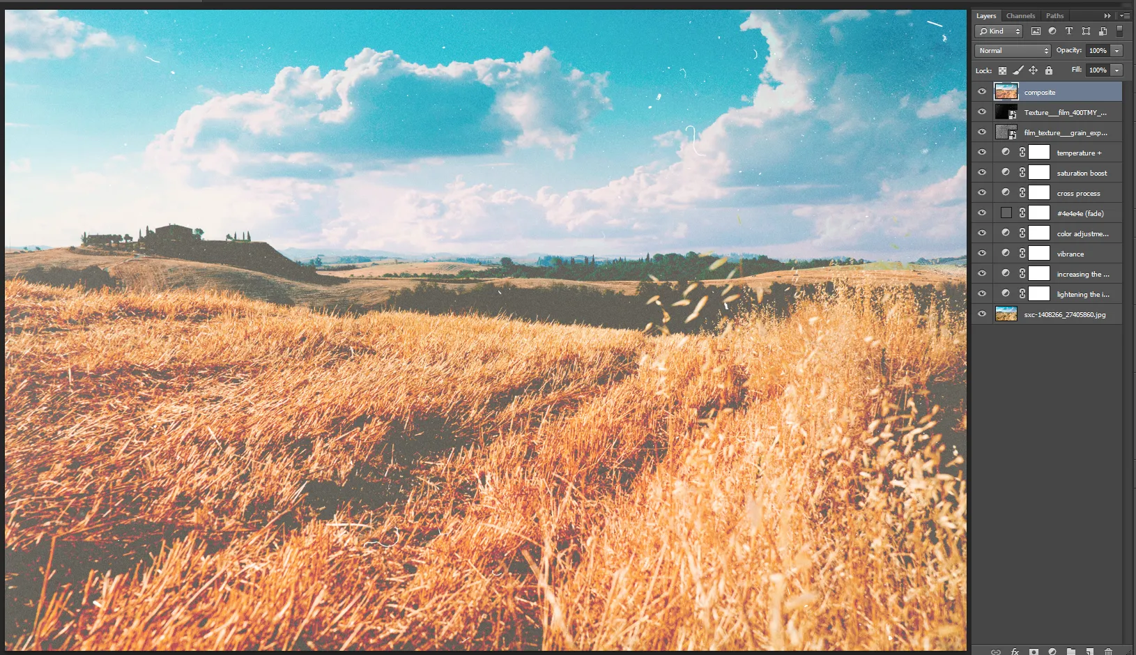 VSCO Cam Tutorial – Schritt 12: Komposit-Ebene