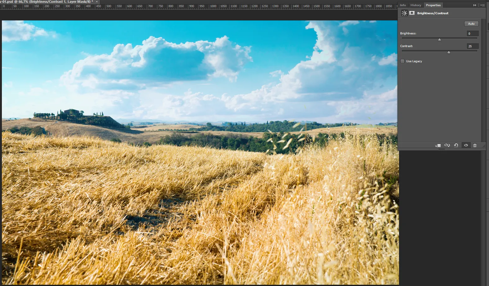 VSCO Cam Tutorial – Schritt 3: Kontrast erhöhen