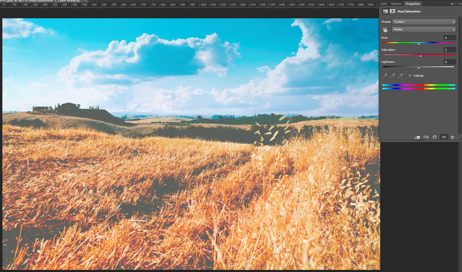 VSCO Cam Tutorial – Schritt 8: Mehr Sättigung