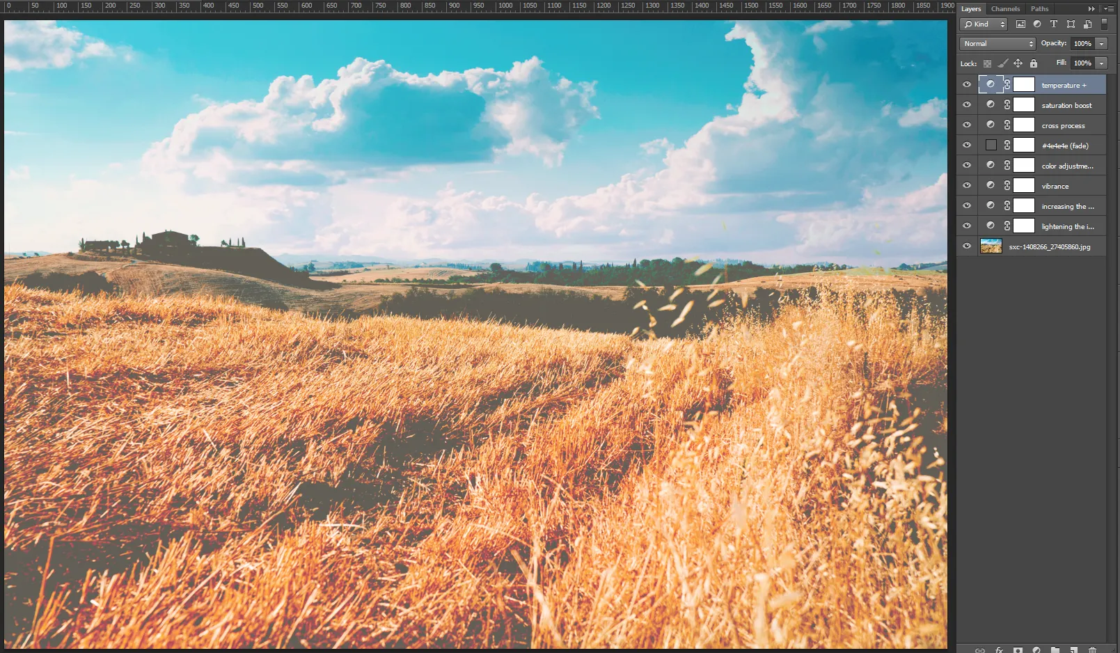 VSCO Cam Tutorial – Schritt 9: Farbtemperatur anpassen