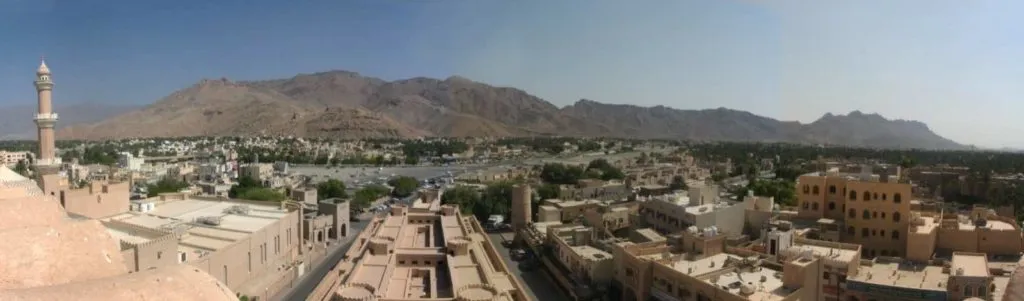 Wahiba Sands Wüste im Oman bei Sonnenuntergang
