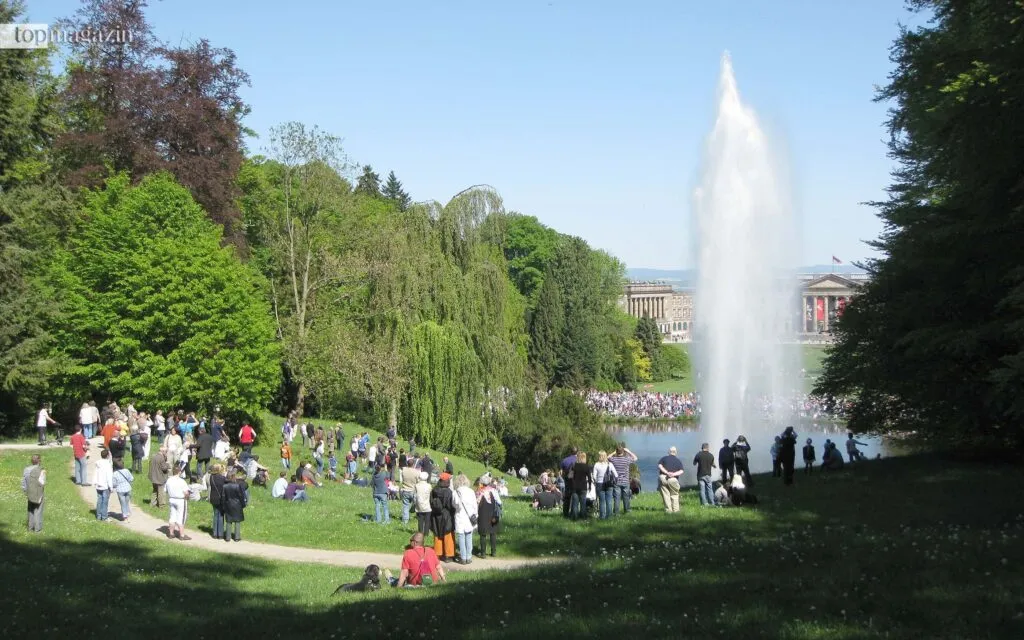 Wasserspiele im Bergpark Wilhelmshöhe