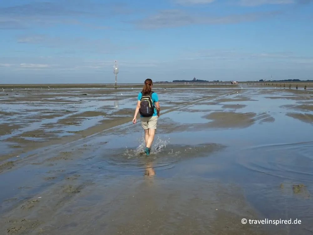 Wattwandern bei Cuxhaven, eine der schönsten Norddeutschland Unternehmungen