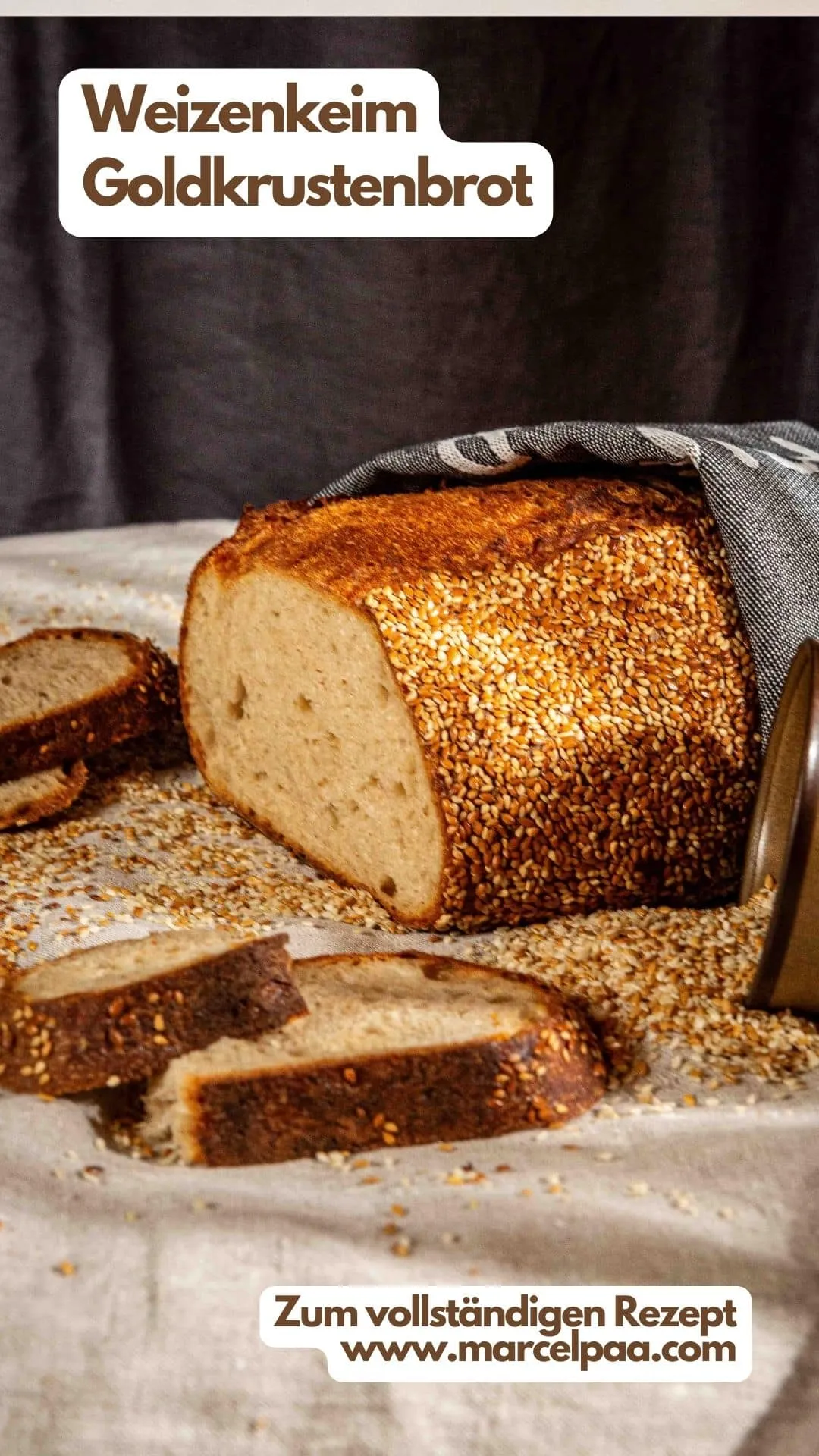 Weizenkeim Goldkrustenbrot