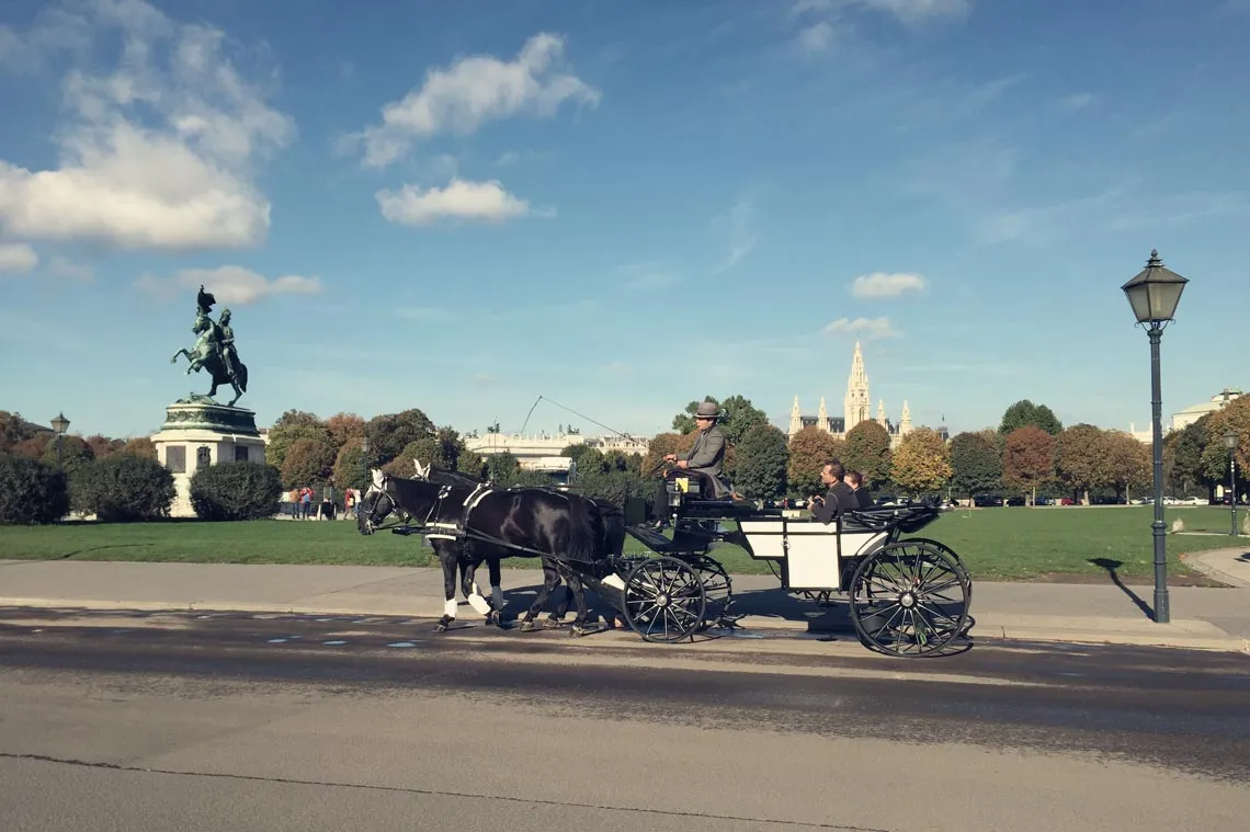 Wien Prater im Herbst