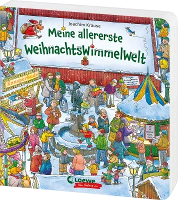 Wimmelbuch Weihnachten: Eine Entdeckungsreise durch festliche Szenen für kleine Leser