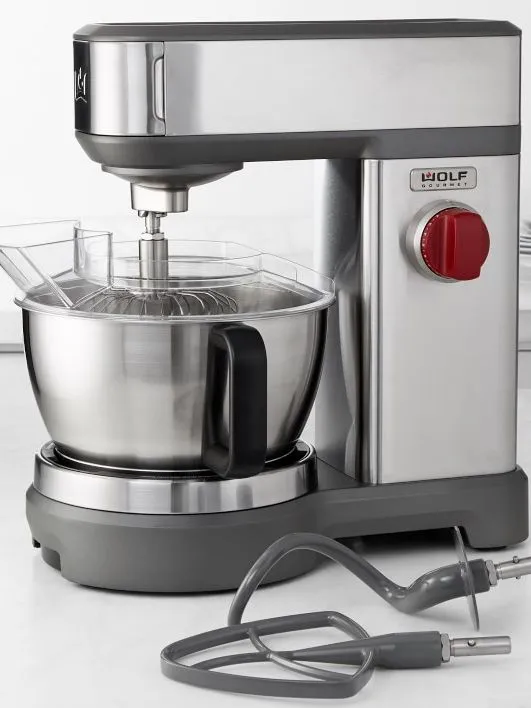 Wolf Gourmet High Performance Standmixer in elegantem Silber