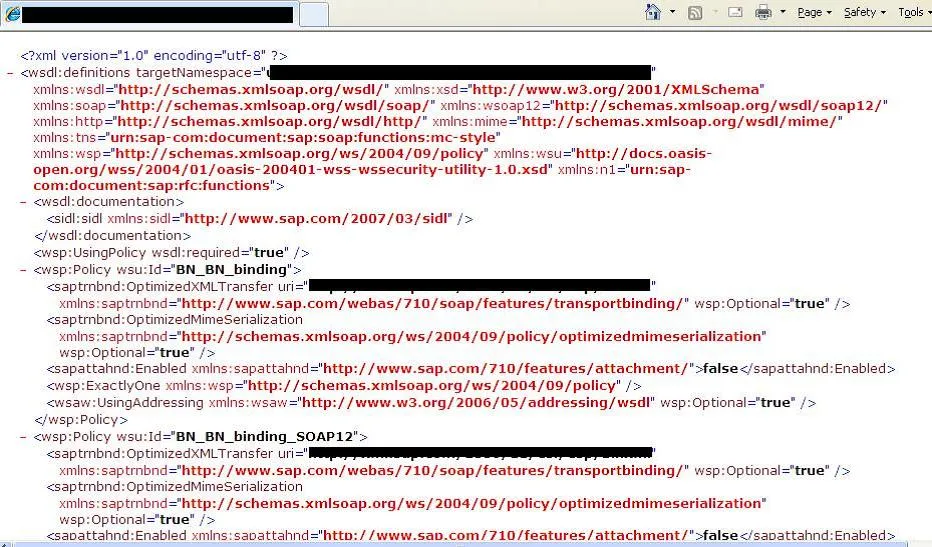 WSDL Dokument speichern