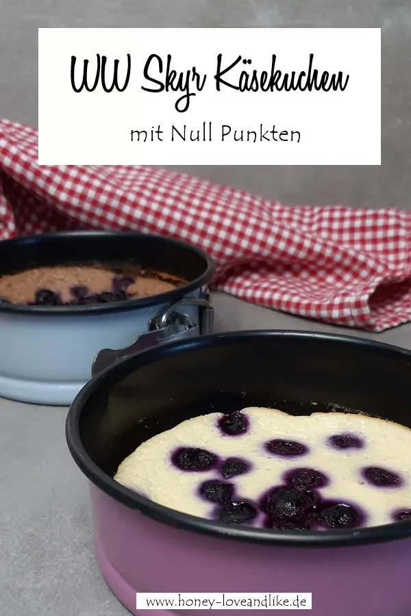 WW Skyr Geburtstagskuchen mit Blaubeeren, ein leichter und punktefreier Genuss für die Festtafel.