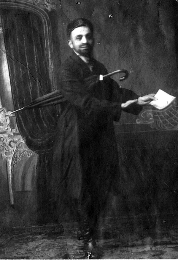 Zalmen Liebgold, um 1910.