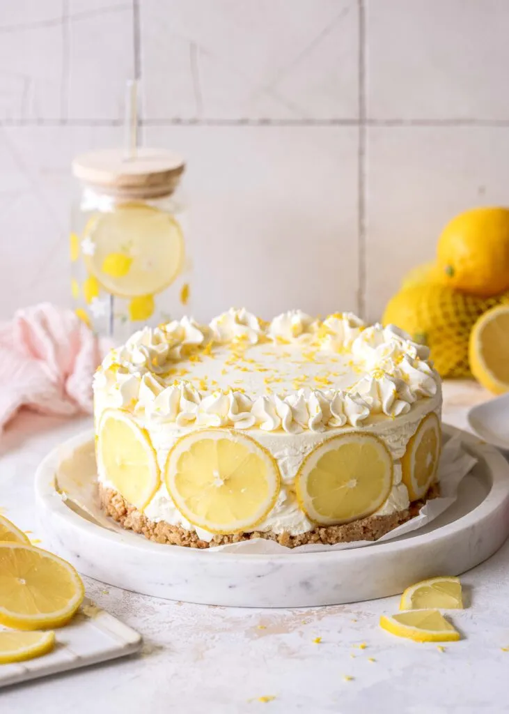 Zitronen-Käsekuchen ohne Backen