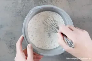 Zubereitung Low Carb Pfannkuchen Schritt 1
