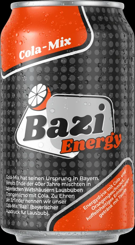 Zutatenliste Bazi Cola-Mix Energy