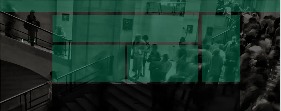 Zwischenstand des Excel Kennzahlen-Dashboards nach dem Einfügen der Hintergrundformen