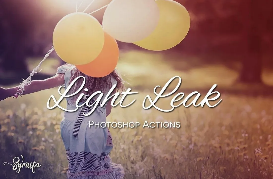 25 Kostenlose Light Leaks Photoshop Actions zur realistischen Lichtleck-Erzeugung in Porträts