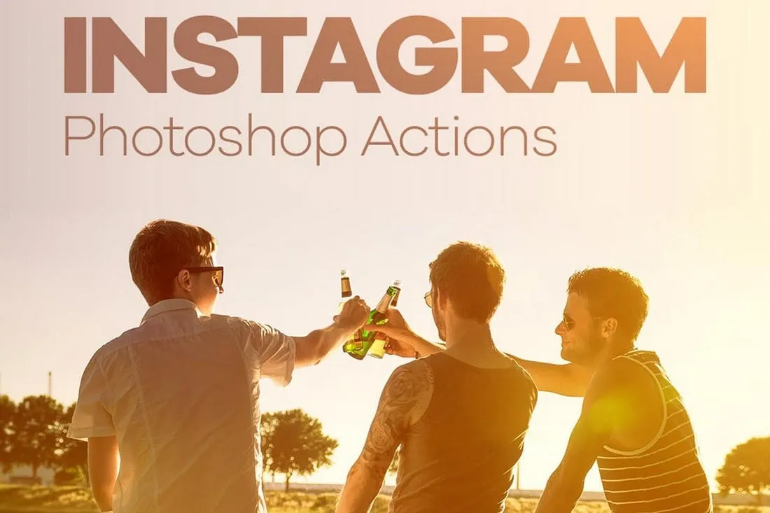 30 Kostenlose Instagram Photoshop Actions: Kreative, farbenfrohe Filter für Porträt- und Landschaftsfotos